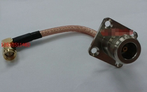 RF SMA-JW N-KF signal RG142 feeder high frequency SMA male turn N female flange industrial grade jumper