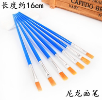 DIY painting brush yellow nylon hair plastic Rod Hook pen gouache watercolor painting pen ceramic painting graffiti pen