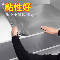 Kitchen oil-resistant stickers Fire-resistant high temperature cabinet waterproof wallpaper cookpaper thicker aluminum foil paper y