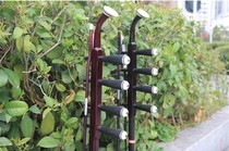 Ethnic string-pulling musical instruments Flower drum drum big tube four-string double-tone flower drum Big tube cylinder Erhu send accessories