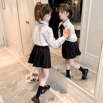 Girl Spring Dress Dress Dress 2022 New Children Foreign Air Trendy Dress Girl Han Edition Spring Clothes Princess Dress