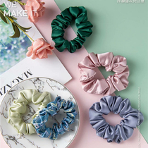 30 Mm 100 mulberry silk coliform large silk Hairband slip floral headdress tie hair silk satin hair rope