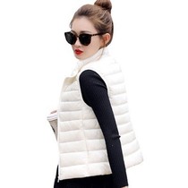 Golf Vest Womens light down jacket autumn and winter warm duck velvet thin size sports coat trend Han