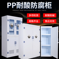 PP medicine cabinet strong acid and alkali storage cabinet laboratory chemicals storage cabinet reagent cabinet corrosion resistant utensils medicine cabinet