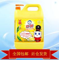 White cat lemon black tea detergent 5kg effective degreasing decontamination does not hurt hands without residue kitchen 10 kg large bottle