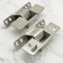Invisible door hinge concealed style and page wooden door concealed door stainless steel 304 external open dark door thickened cross hinge