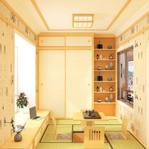  Japanese-style tatami custom whole house living room Balcony Attic bedroom solid wood bed wardrobe integrated design sliding door