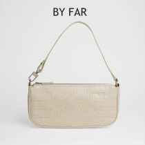 BY FAR Classic underarm bag vintage crocodile cowhide baguette bag shoulder tote small Cross bag