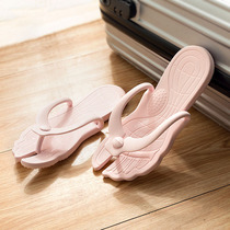 Travel slippers for business trip portable folding ultra-light slippers non-slip travel sandals bathing men and women