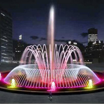 Custom large music fountain nozzle controller Household small program-controlled voice-controlled fountain water dance show manufacturer equipment