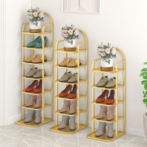 Shoe shelf simple household door indoor beautiful small narrow multi-layer net red small shoe rack storage rack shoe cabinet