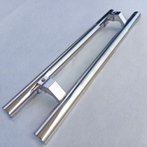 38 pipe thickened stainless steel handle diagonal foot corner glass door handle white steel midway with frame door handle