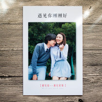  Diy photo book custom magazine photo album book Net red shake sound creative birthday gift Couple photo album book self-made