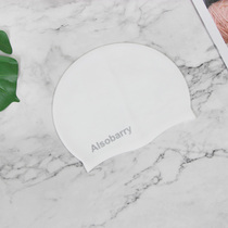 Swimming without taking your head silicone swimming cap long hair professional large swimming cap for men and women sunscreen pool bikini shower cap