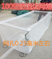 100-mesh cage anti-escape edge breeding yellow eel loach leech production pool spawning with private network box for spawning
