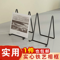 Desktop photo frame Bracket Holder medal certificate display stand creative floor vertical glass photo flat bracket setting