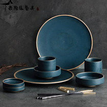 Mitua high-end light luxury restaurant tableware Jade Unicorn Western food set home Nordic simple dishes and dishes