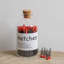 Scented Candle dedicated matches bottle vintage retro black yang huo creative arts cigar cigar 4 5cm