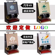 Customized automatic shoe Poling machine Public Hotel logo induction shoe Polizer electric leather shoe oil Machine logo Hall