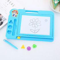 Childrens drawing board Magnetic writing board pen children toddler magnetic baby graffiti board 1-3 years 2 toys