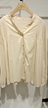 Ava elva counter 2022 spring domestic Korean version off shirt 2202222421-468