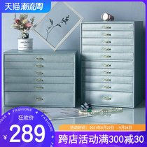 Large capacity multi-layer jewelry box multi-function Korean European hand jewelry storage box jewelry box birthday gift female
