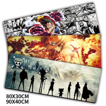 Oversized thickened 5MM mouse pad warm-blooded animation large student keyboard table pad custom game male mouse pad