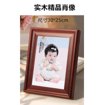 Zodiac cow baby baby full moon hundred days gate shaving head management fetal hair production custom portrait fetal hair painting and embroidery memorial