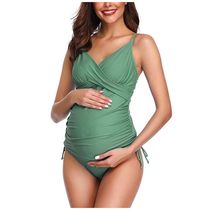 Pregnant womens swimsuit bikini split mother-to-size comfortable belly slim underbelly underbelly swimsuit summer 2021 New