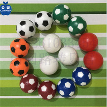 High quality resin small football 36mm32m table football color ball 1 4 meters adult table ball Childrens toy ball