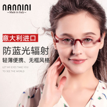 Imported brand reading glasses HD elderly anti-fatigue anti-blue presbyopia glasses women folding portable ultra-light Fashion