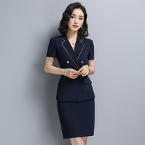 Summer professional dress dress female work uniform fashion dry Han Baiku beauty salon suit suit temperament work suit
