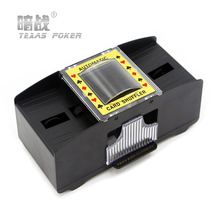 Dark war plastic plastic shuffler 1-2 pay vice Texas Poker shuffler machine equipped with No 5 battery