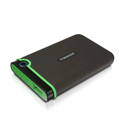 Transcend mobile hard disk 1T TB high speed USB3.0 mac apple mac2.5 inch shatter-resistant special hard drive 1T