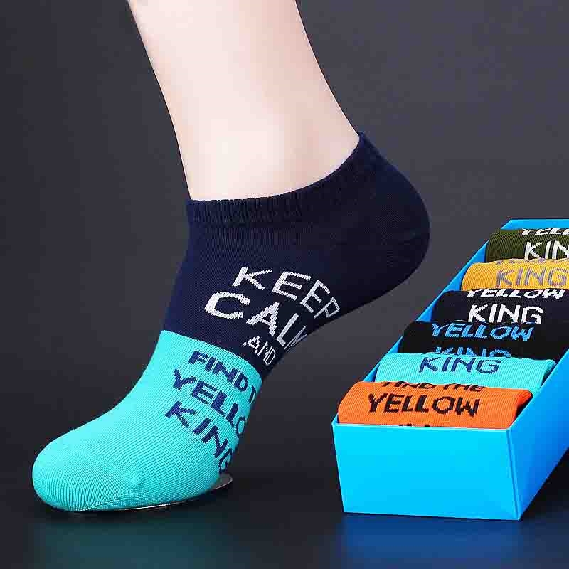 (5 10 pairs)socks mens summer thin mens short socks breathable boat socks Sweat-absorbing breathable deodorant sports socks