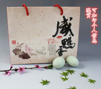 Spot General salted duck egg Sea duck egg Roast duck egg packaging box Gift box customized printing logo