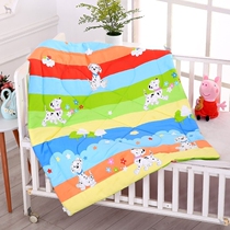 Baby childrens summer cool quilt nap quilt Baby small pure cotton new washable summer cotton air-conditioning quilt kindergarten