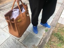 Oversized platinum bag 40 50CM travel bag free cutting pattern drawing matching hardware repair replacement manual DIY