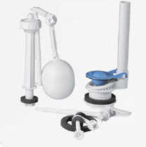Old-fashioned split toilet water tank accessories drain valve toilet float ball inlet valve wrench single button