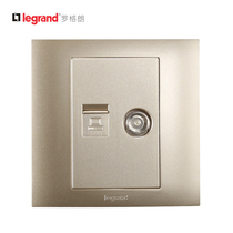 TCL Rogrand switch panel switch socket panel Shijie Champagne Gold series network computer TV socket