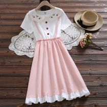 Girl dress summer cotton new childrens dress little girl Summer princess dress