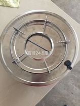 An all-stainless steel alcohol stove round table stove