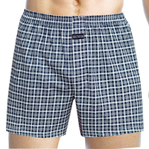 Large size mens underwear plus fat increase 260 kg loose Aro pants middle-aged and old boxer pajamas fat fat guy big