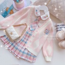 Little girl girl JK dress spring and autumn dress 2023 new star Dalu Yang Fashion Princess Lily Fold Net Red suit