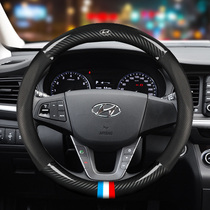 Hyundai leading steering wheel cover leather Lang moving famous picture Yuequan Tousheng ix35 IX25 New victory Darina handle