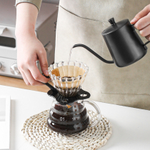 Kawashimaya hand-made pot Coffee pot Hand-made coffee set Coffee filter cup Long mouth fine mouth pressure pot Sharing pot