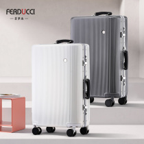 2021 aluminum frame trolley case silent universal wheel suitcase Female suitcase Male small password box 20 24 inches