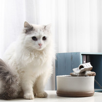 Pet water dispenser cat dog automatic feeder mobile water dispenser cat bowl double bowl automatic drinking water feeder