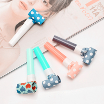 Birthday party blow up and blow dragon bassist the whistleblowing boy girl Qingsheng Trumpet Creative Children Whistle Small Gift