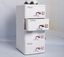 Storage box Drawer type cabinet locker thick baby wardrobe children plastic finishing cabinet clothes storage box